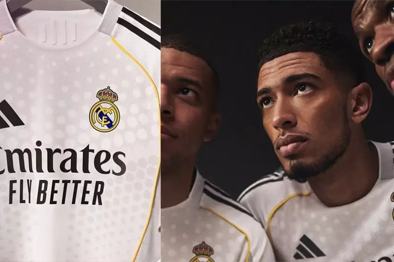 ريال مدريد يكشف النقاب عن قميص الموسم الجديد المستلهم من البرنابيو (صور) ريال مدريد يكشف النقاب عن قميص الموسم الجديد المستلهم من البرنابيو (صور)